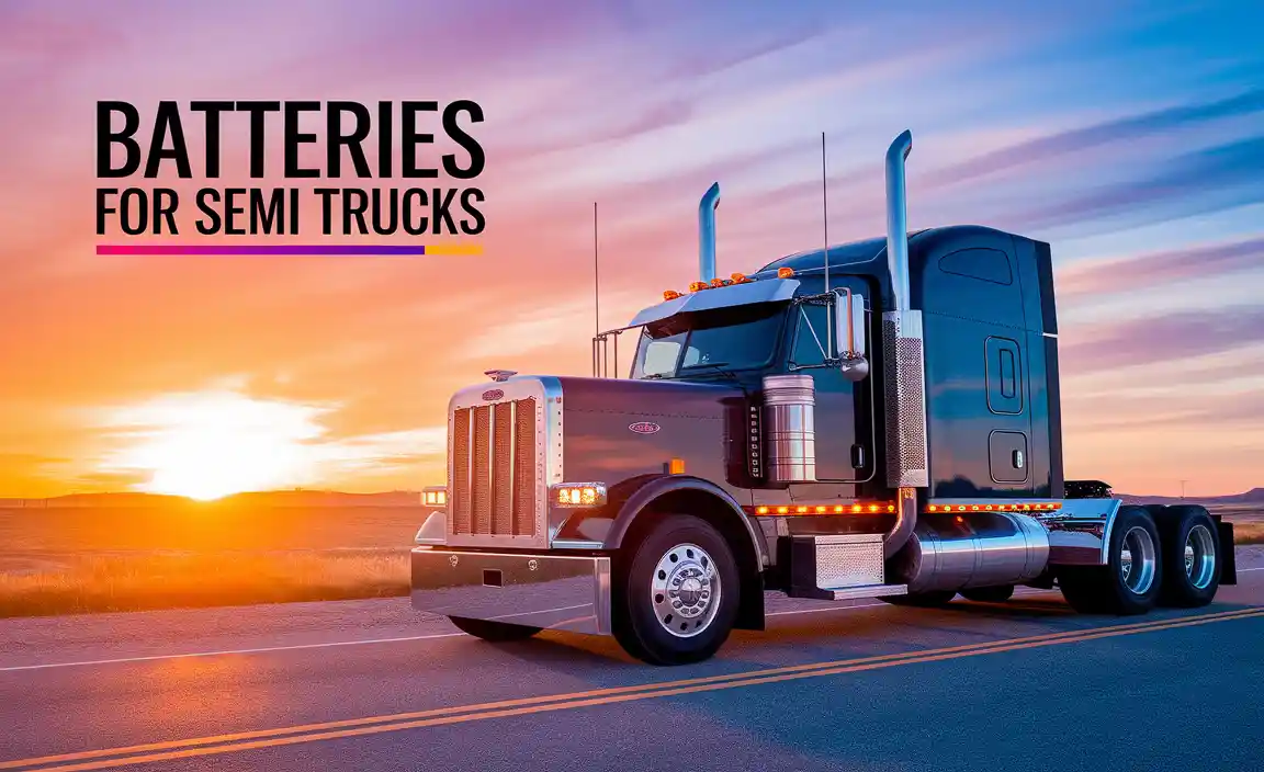 Batteries For Semi Trucks
