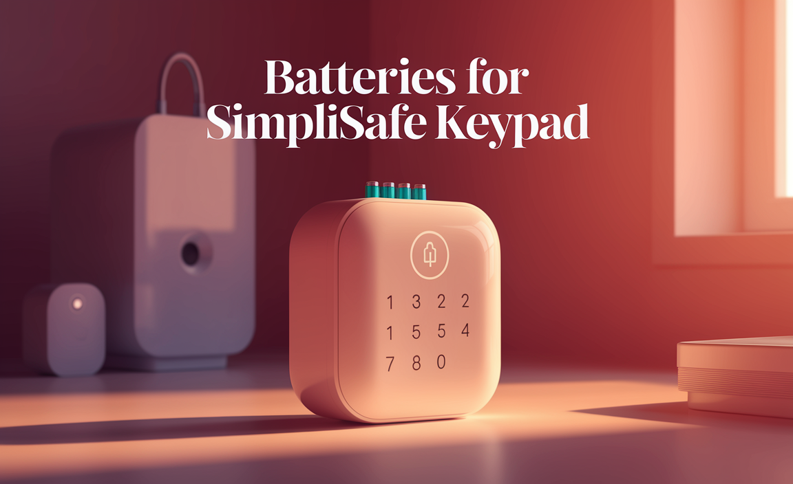 Batteries For Simplisafe Keypad