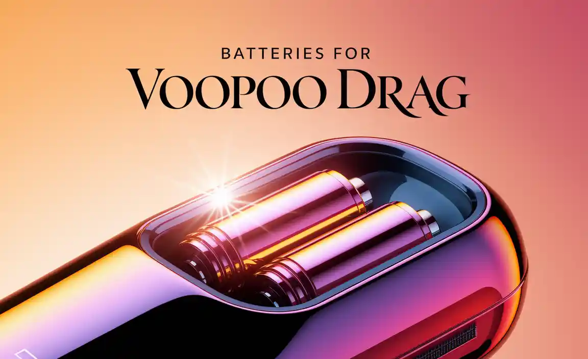 Batteries For Voopoo Drag