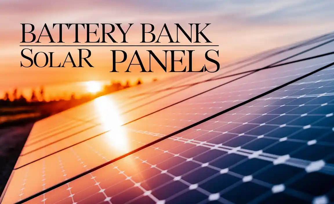 Battery Bank For Solar Panels