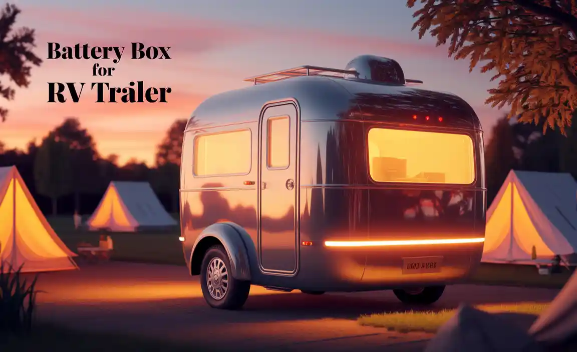 Battery Box For Rv Trailer