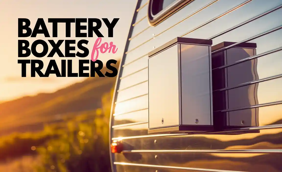 Battery Boxes For Trailers