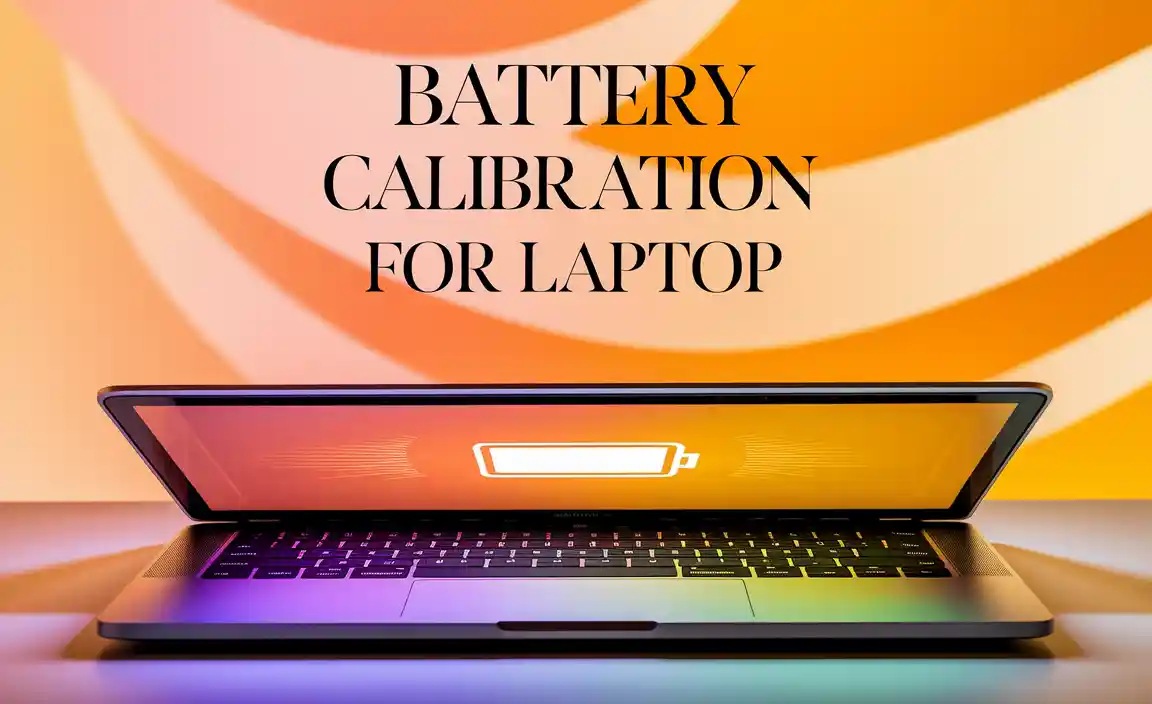 Battery Calibration For Laptop