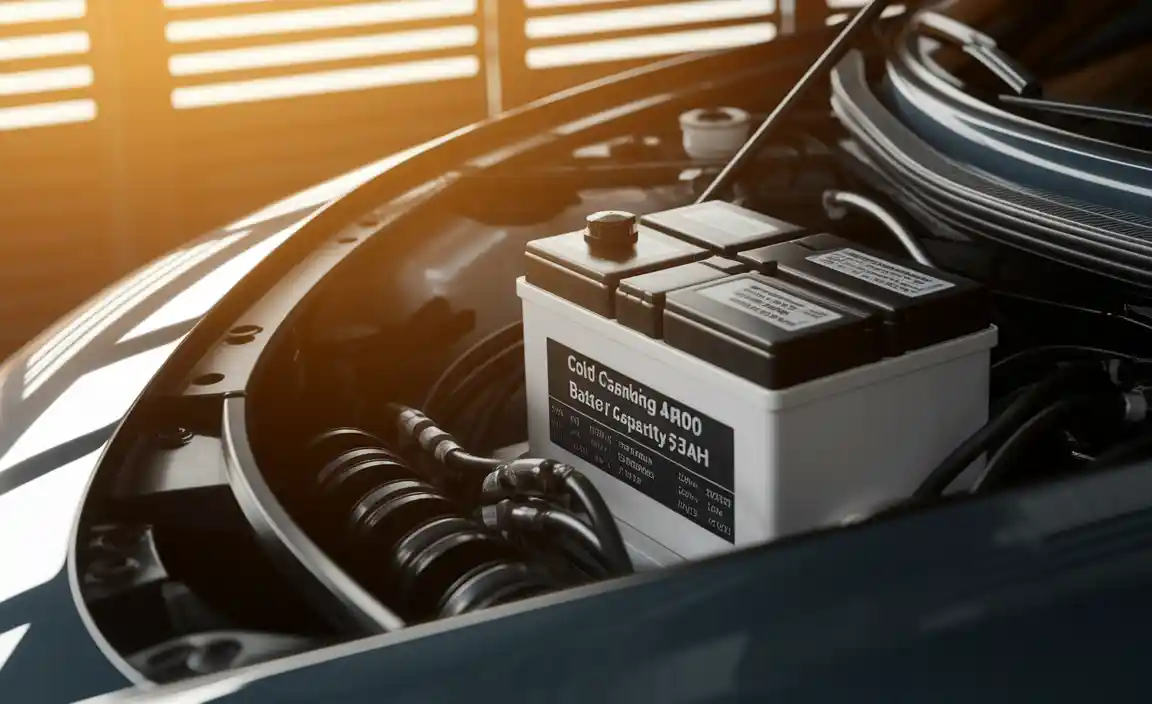 Battery Capacity and Cold Cranking Amps (CCA)