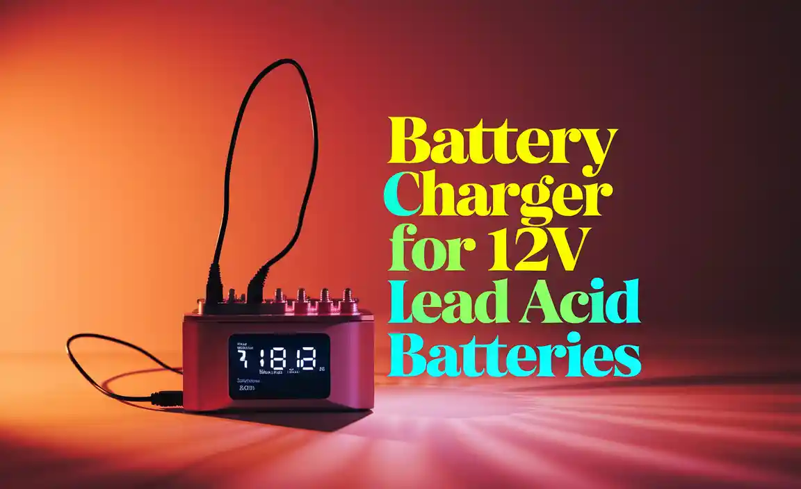 Battery Charger For 12V Lead Acid Batteries