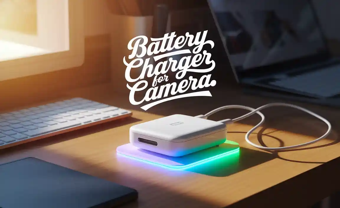 Battery Charger For Camera