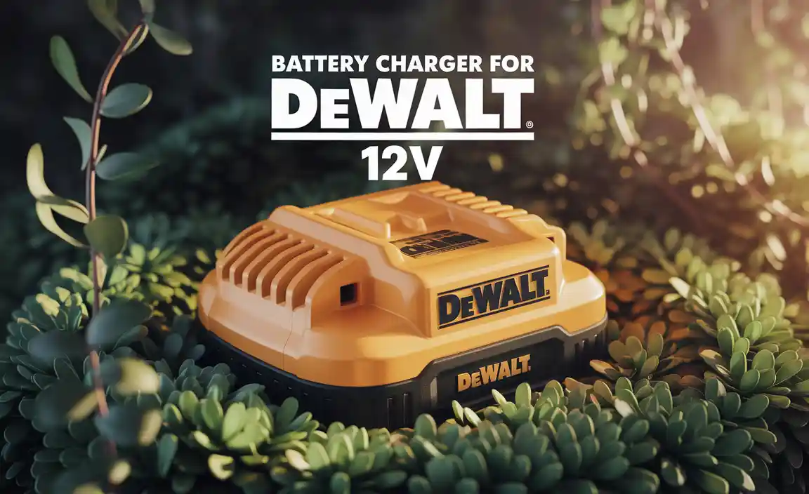 Battery Charger For Dewalt 12V