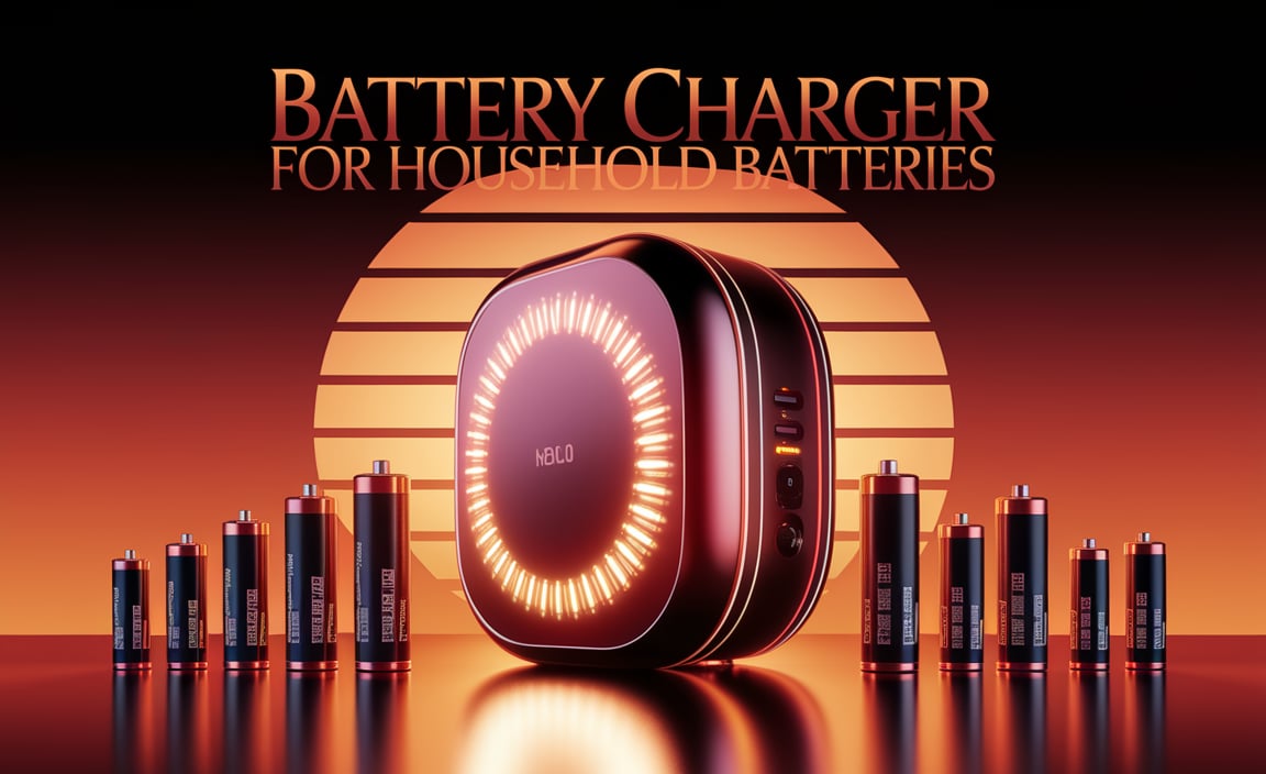 Battery Charger For Household Batteries