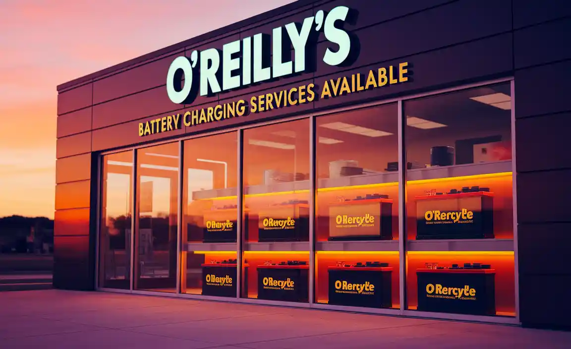 Battery Charging Services Offered by O'Reilly's