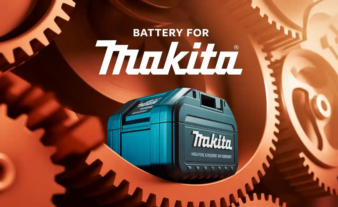 Battery Compatibility with Makita Tools