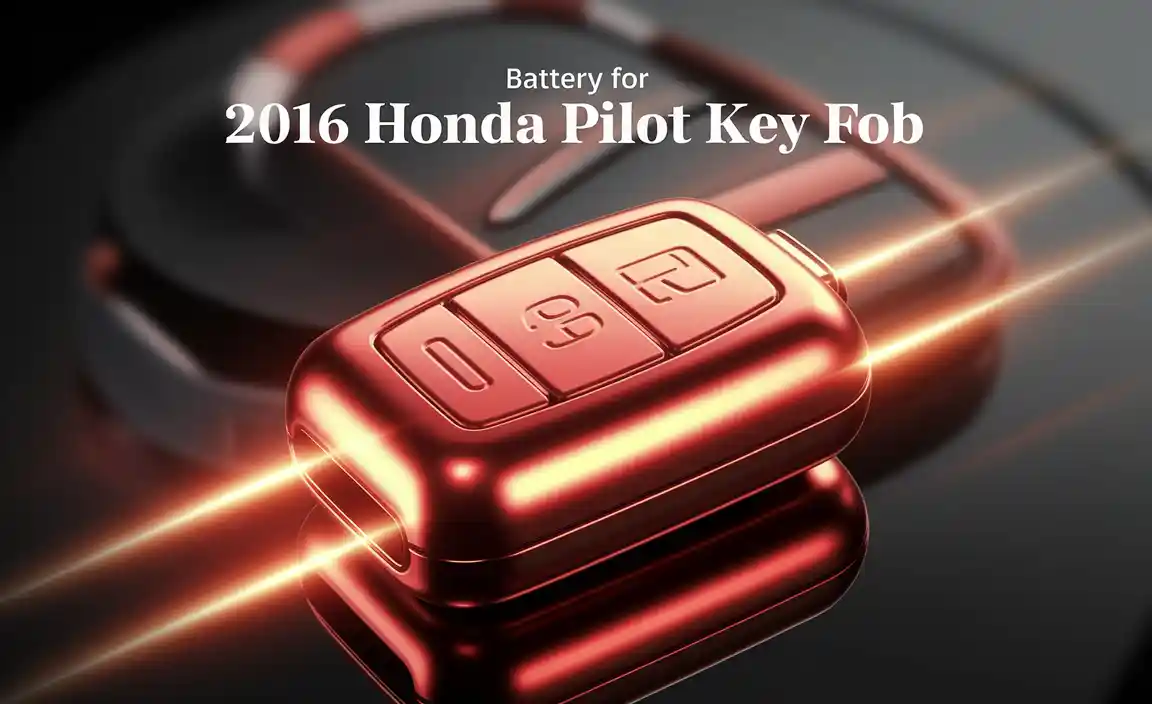 Battery For 2016 Honda Pilot Key Fob