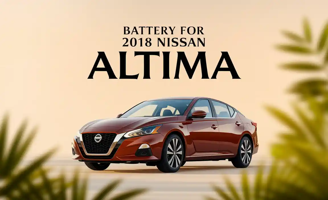 Battery For 2018 Nissan Altima