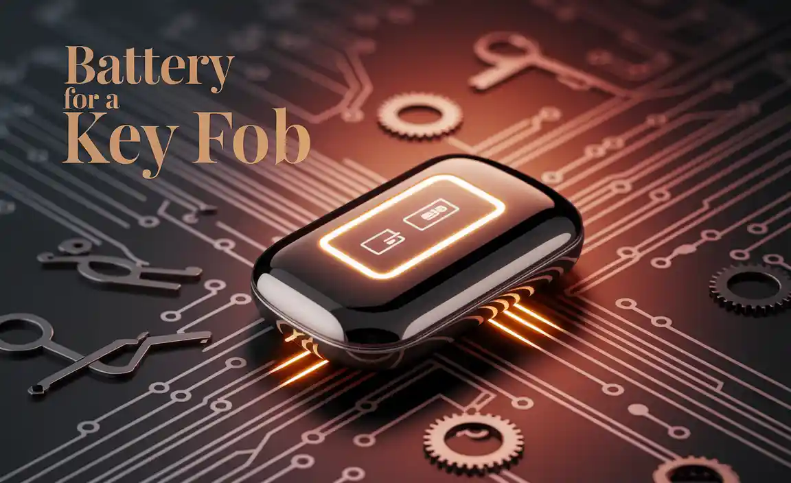 Battery For A Key Fob