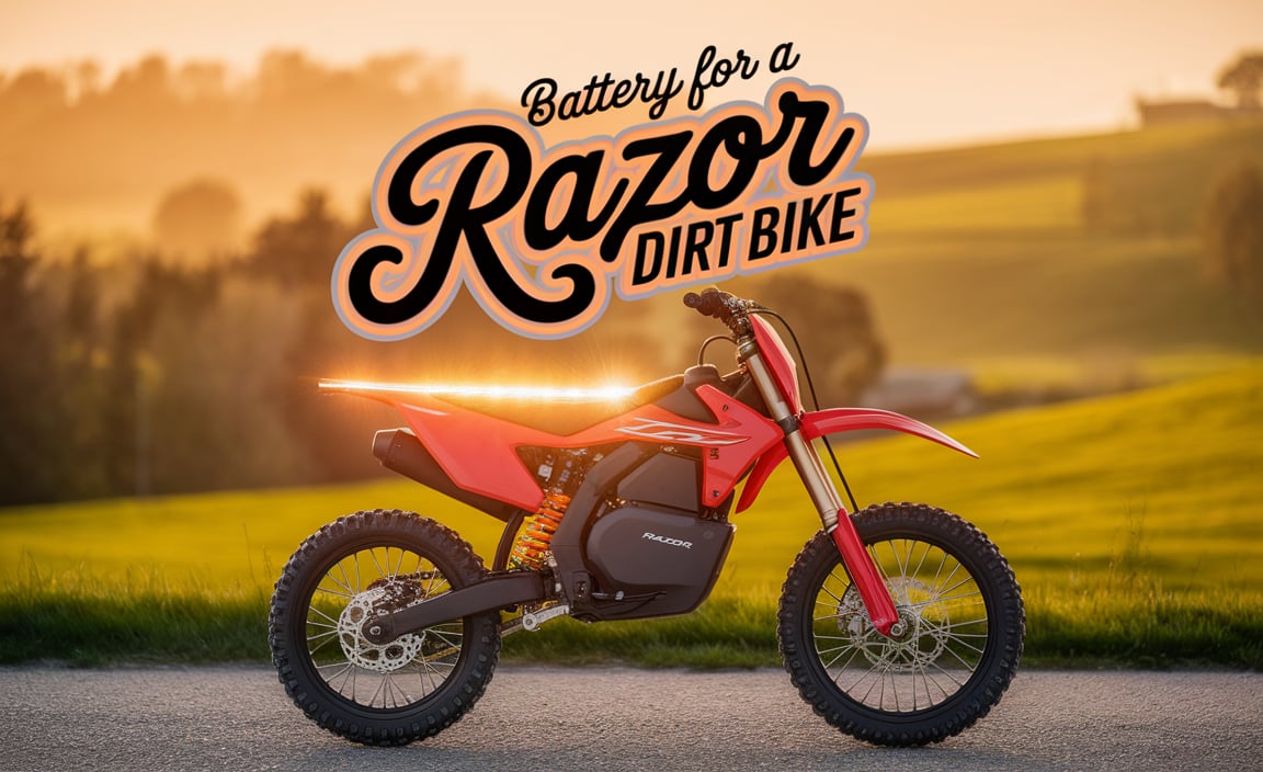 Battery For A Razor Dirt Bike
