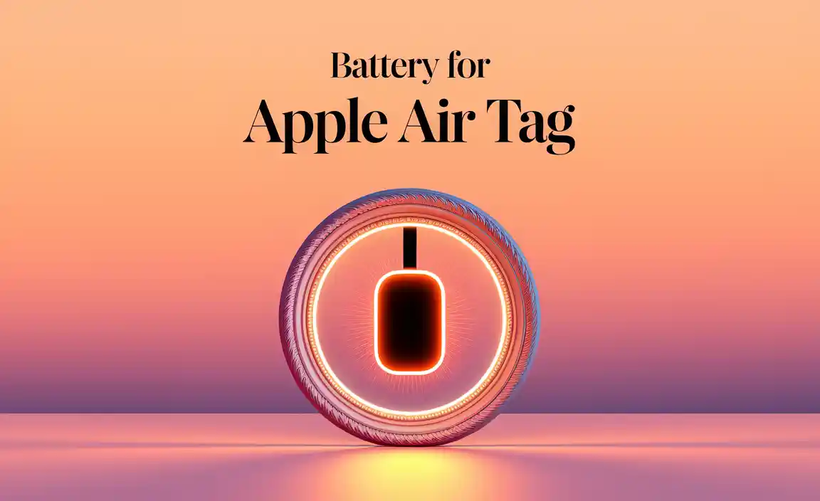 Battery For Apple Air Tag