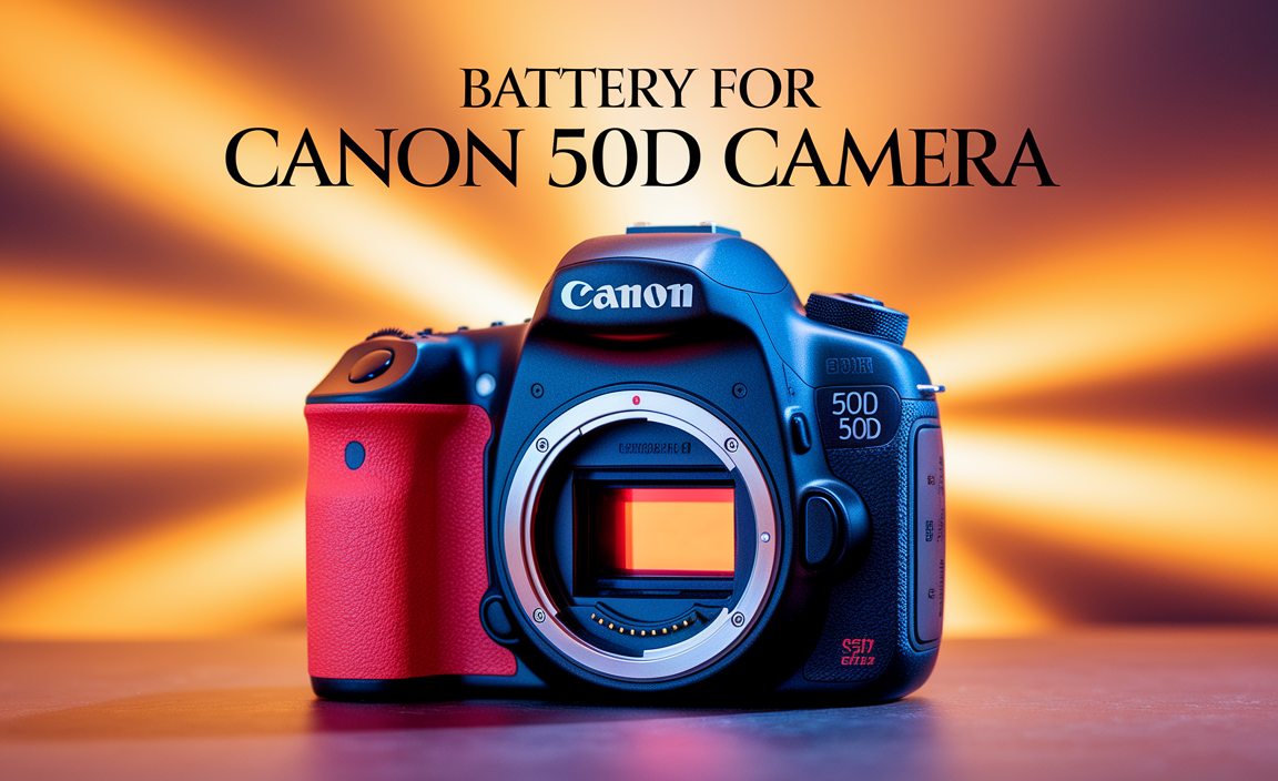 Battery For Canon 50D Camera