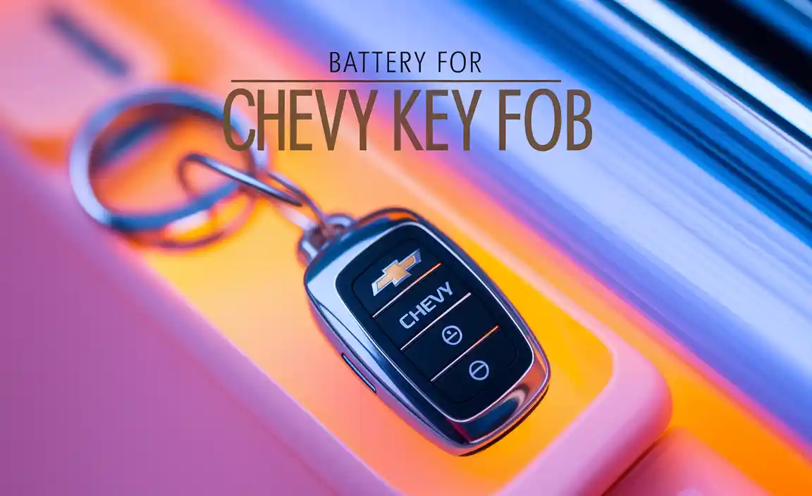Battery For Chevy Key Fob
