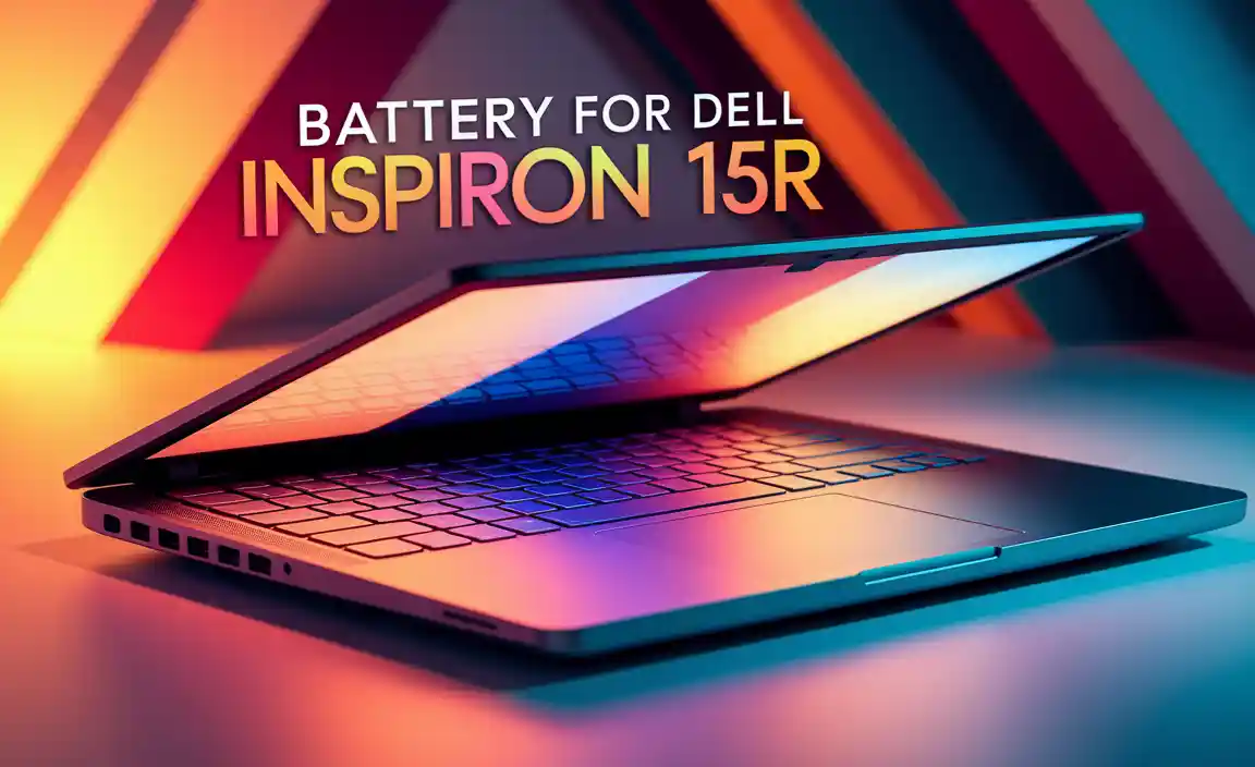 Battery For Dell Inspiron 15R