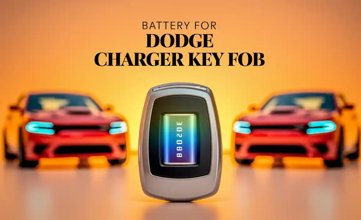 Battery For Dodge Charger Key
