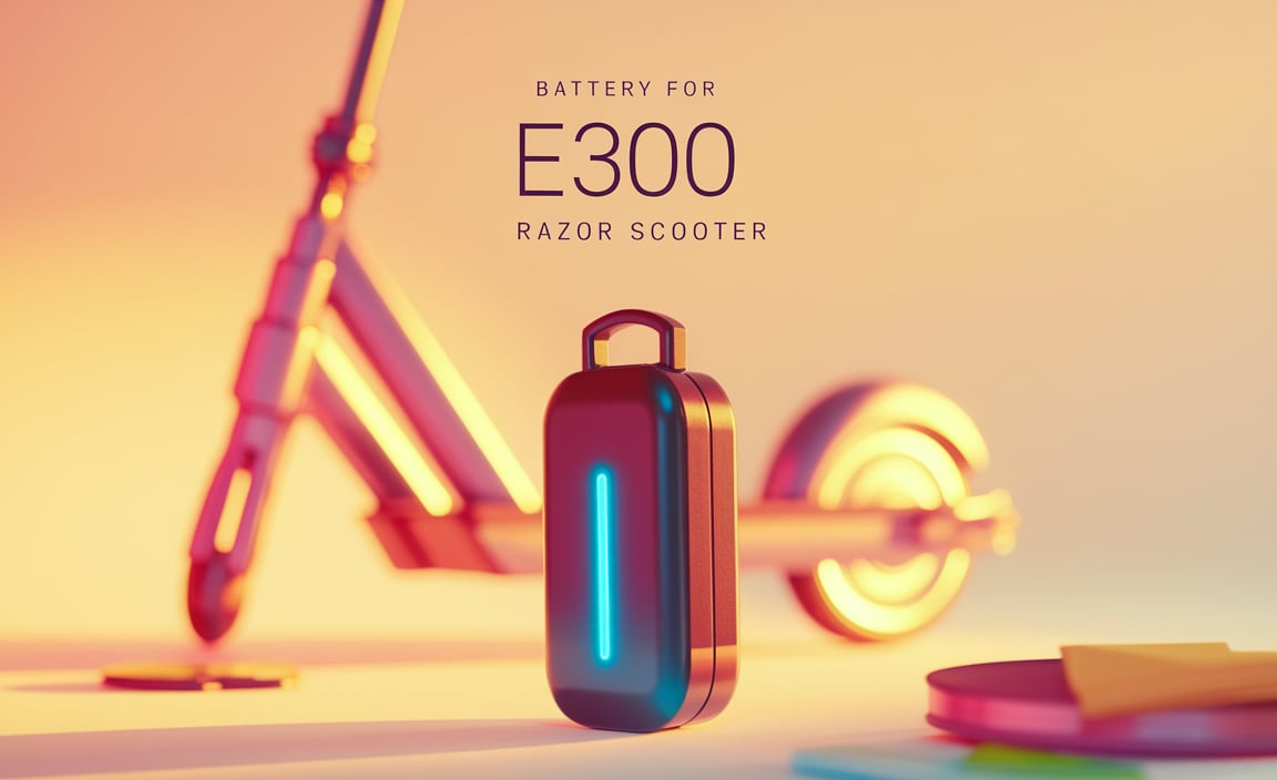 Battery For E300 Razor Scooter