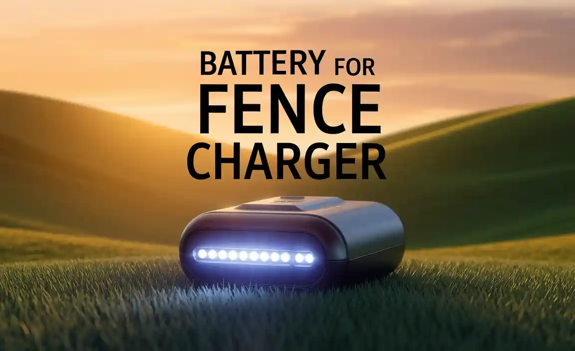 Battery For Fence Charger