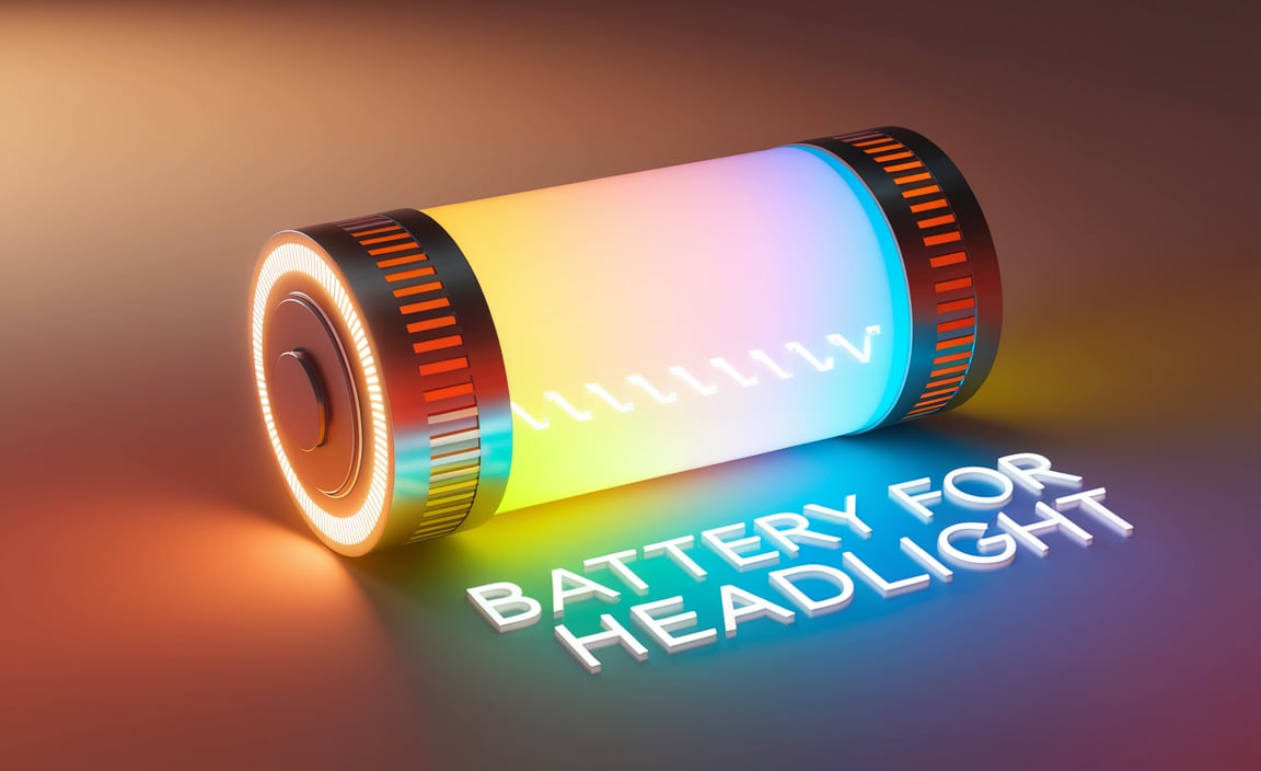 Battery For Headlight