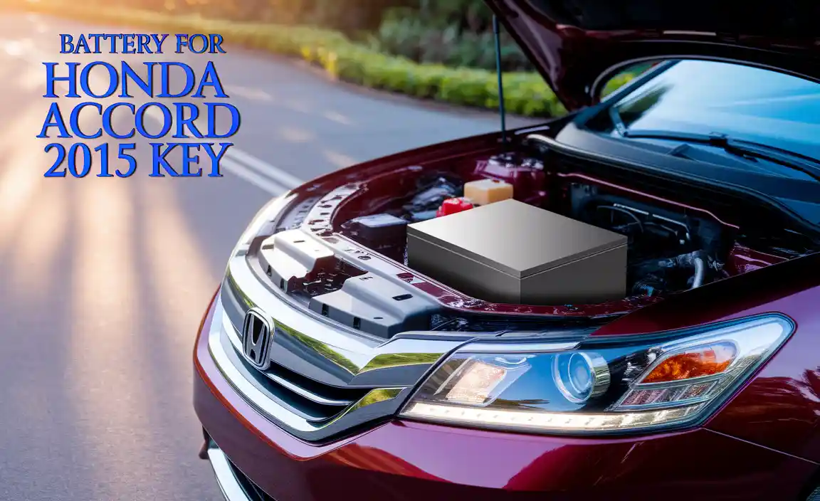 Battery For Honda Accord 2015 Key