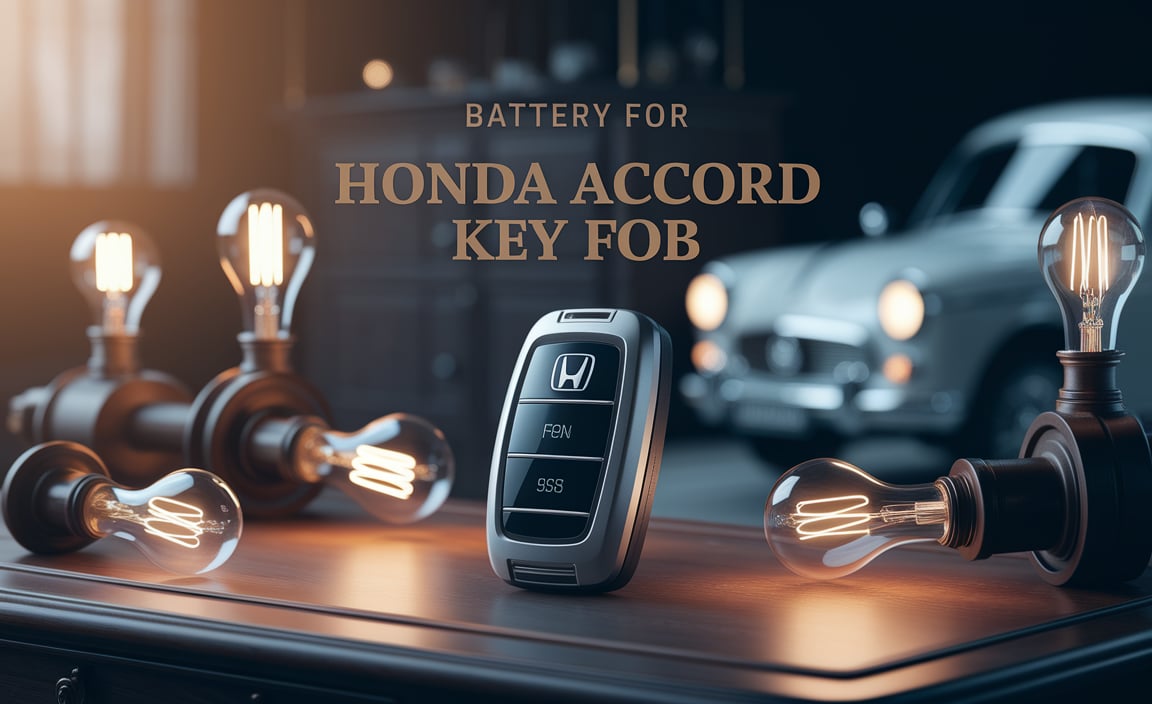 Battery For Honda Accord Key Fob