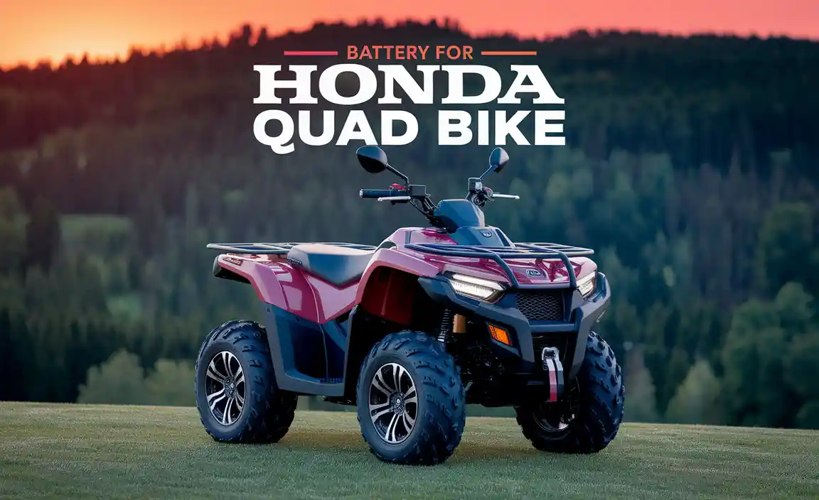 Battery For Honda Quad Bike