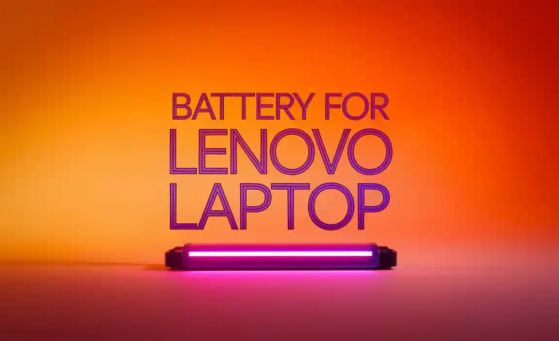 Battery For Lenovo Laptop