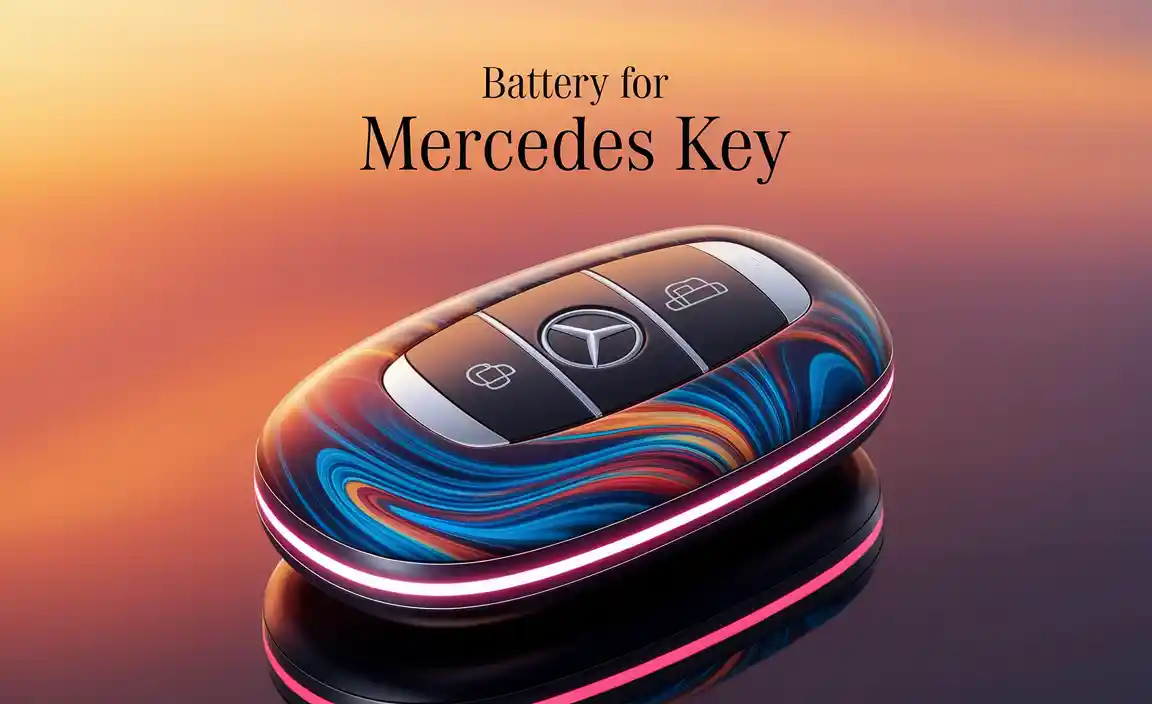 Battery For Mercedes Key