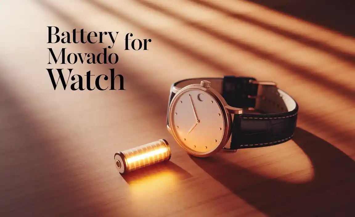Battery For Movado Watch