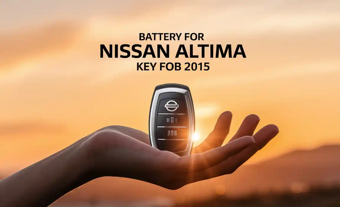 Battery For Nissan Altima Key Fob 2015