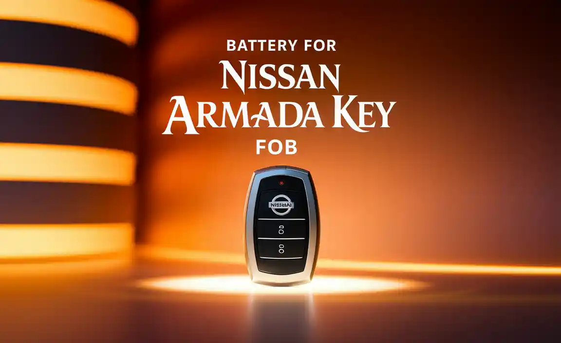 Battery For Nissan Armada Key Fob