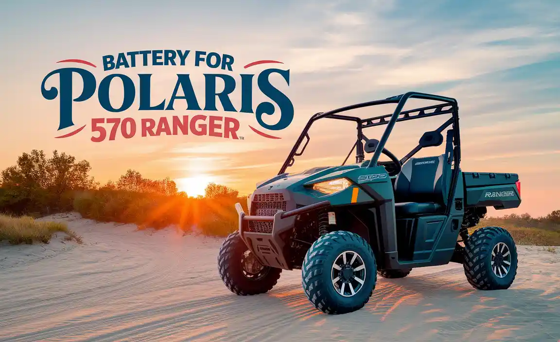 Battery For Polaris 570 Ranger