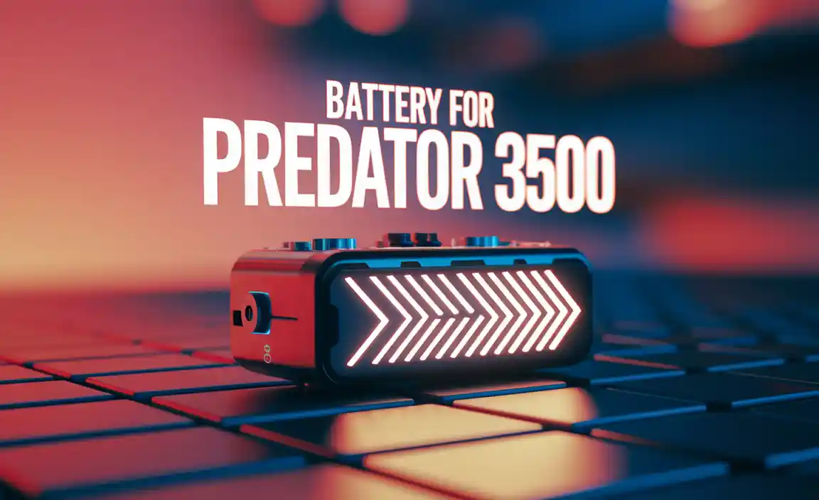Battery For Predator 3500