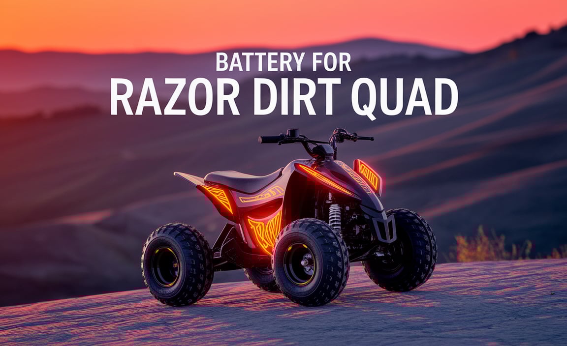 Battery For Razor Dirt Quad