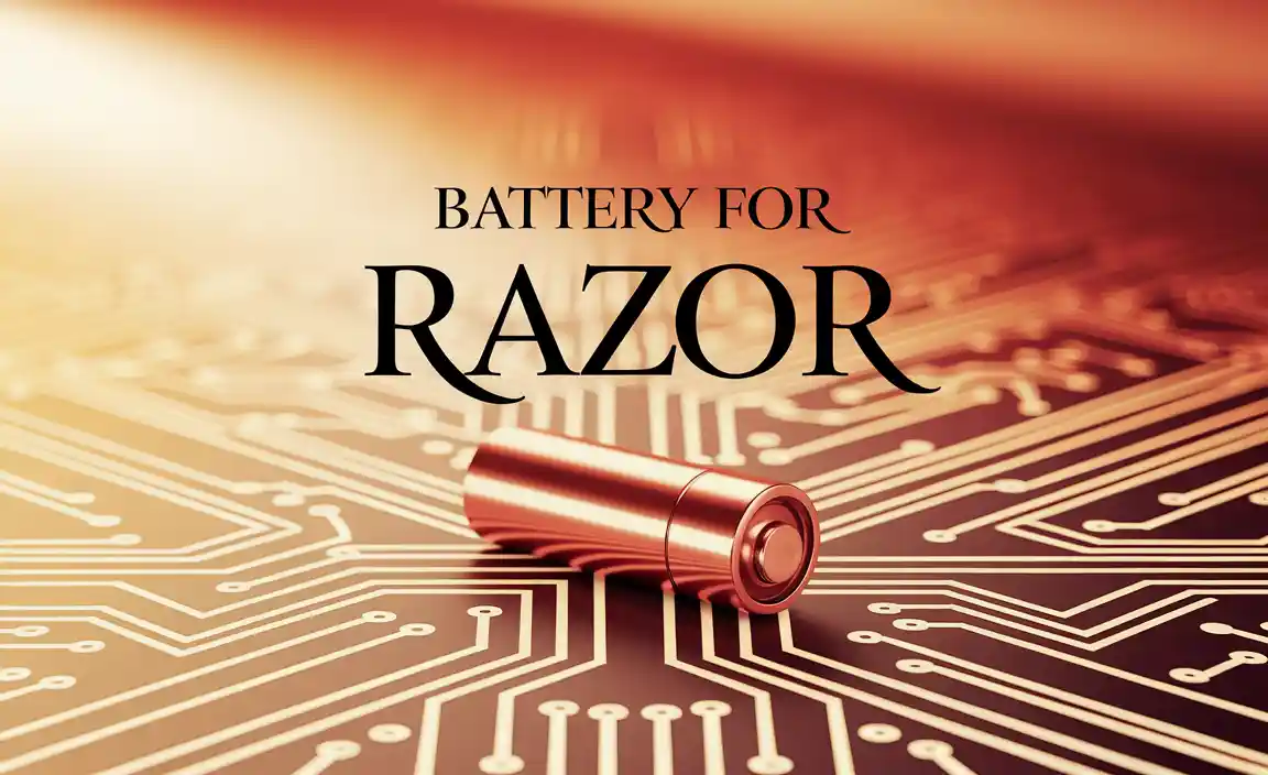 Battery For Razor