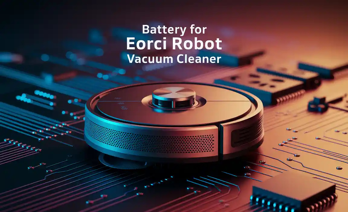 Battery For Robot Vacuum Cleaner