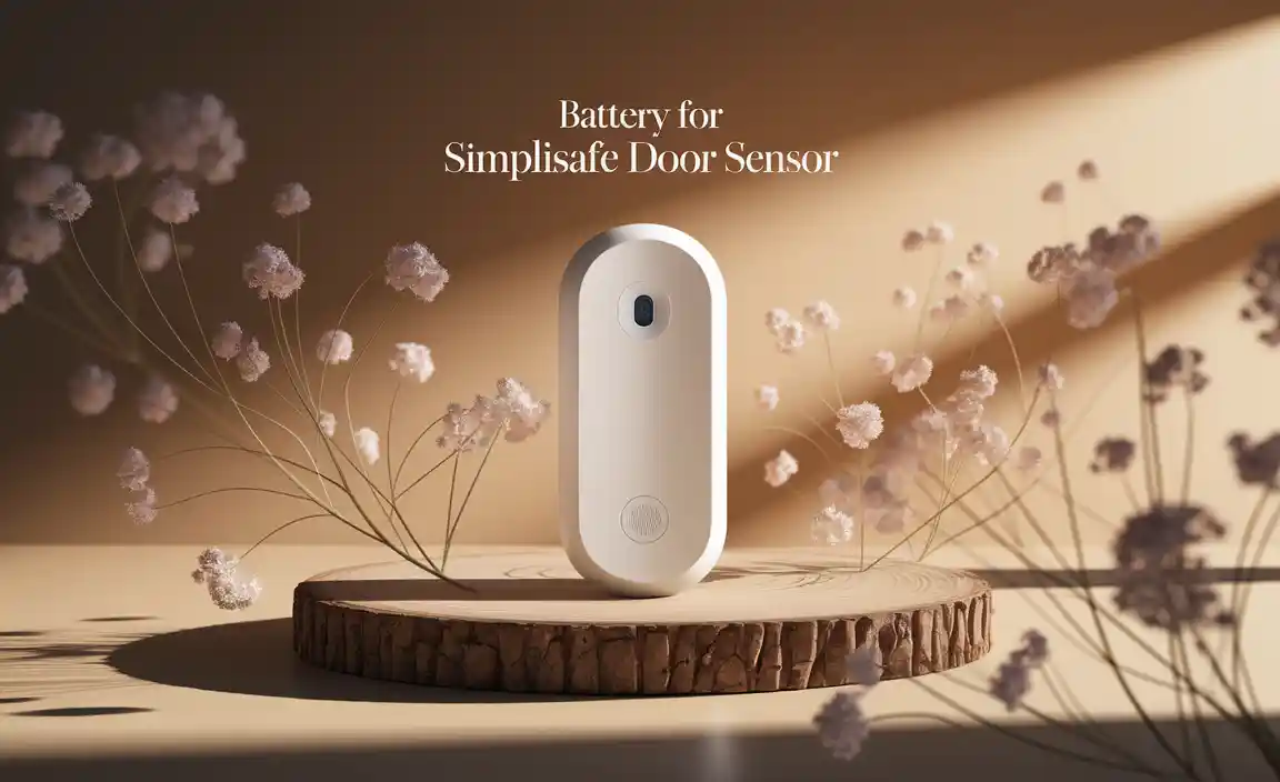 Battery For Simplisafe Door Sensor