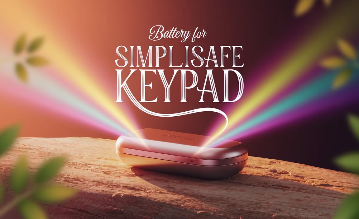 Battery For Simplisafe Keypad
