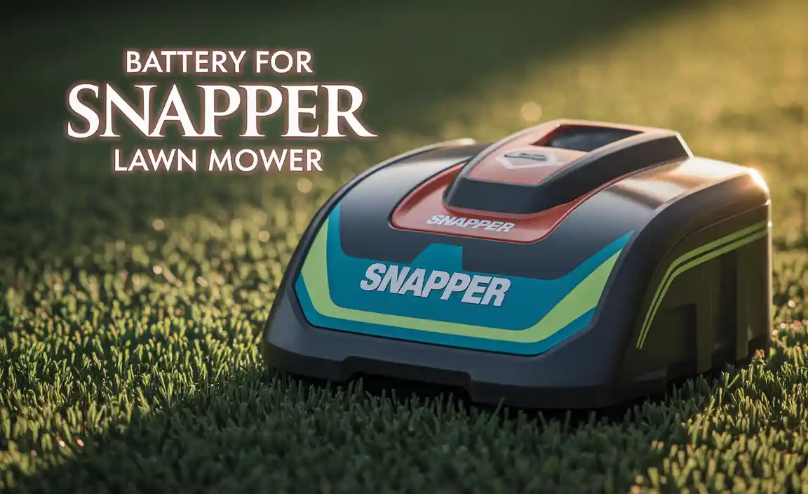 Battery For Snapper Lawn Mower