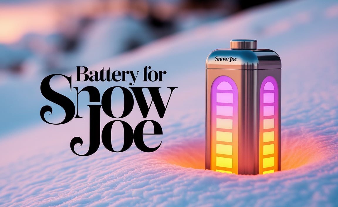 Battery For Snow Joe