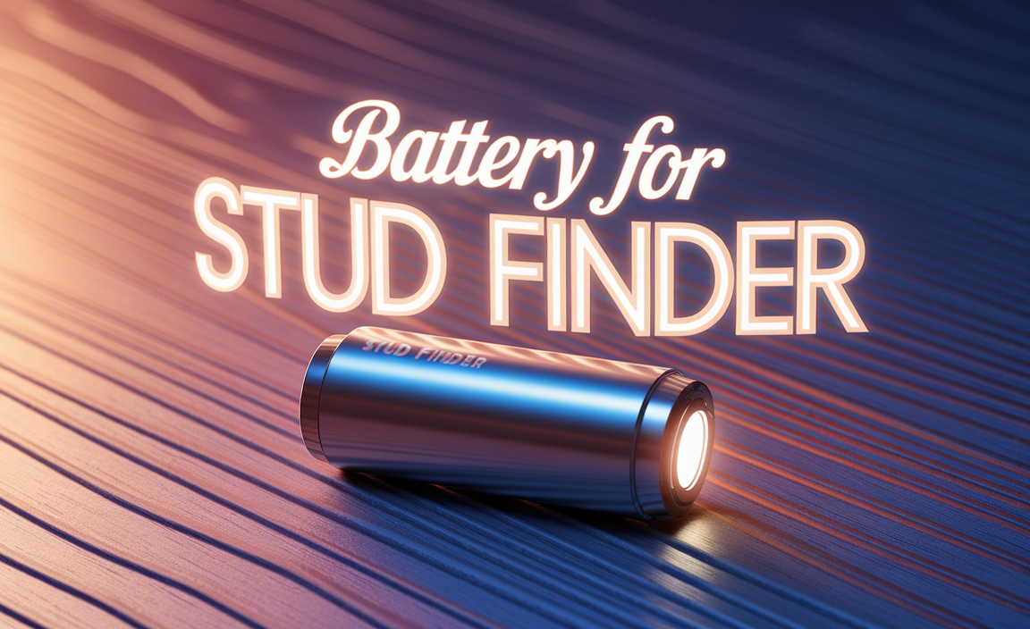 Battery For Stud Finder