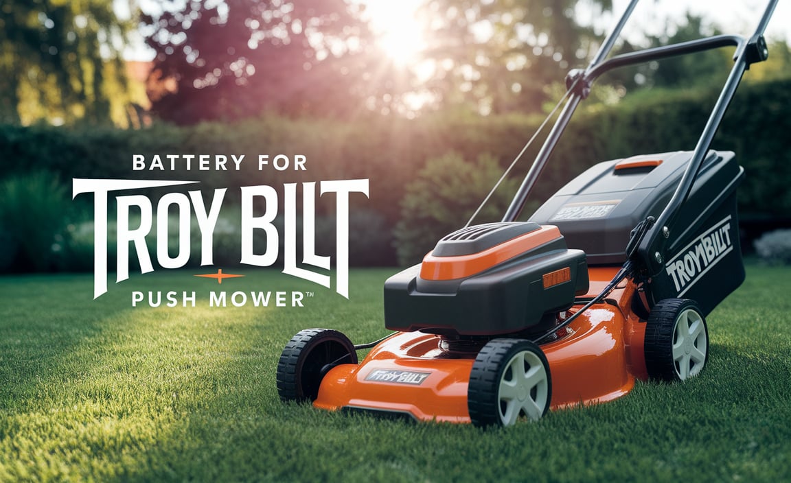 Battery For Troy Bilt Push Mower