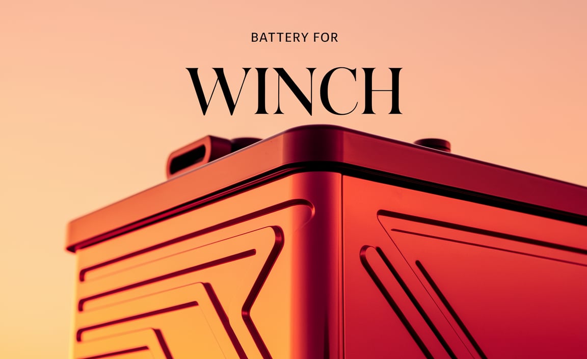 Battery For Winch