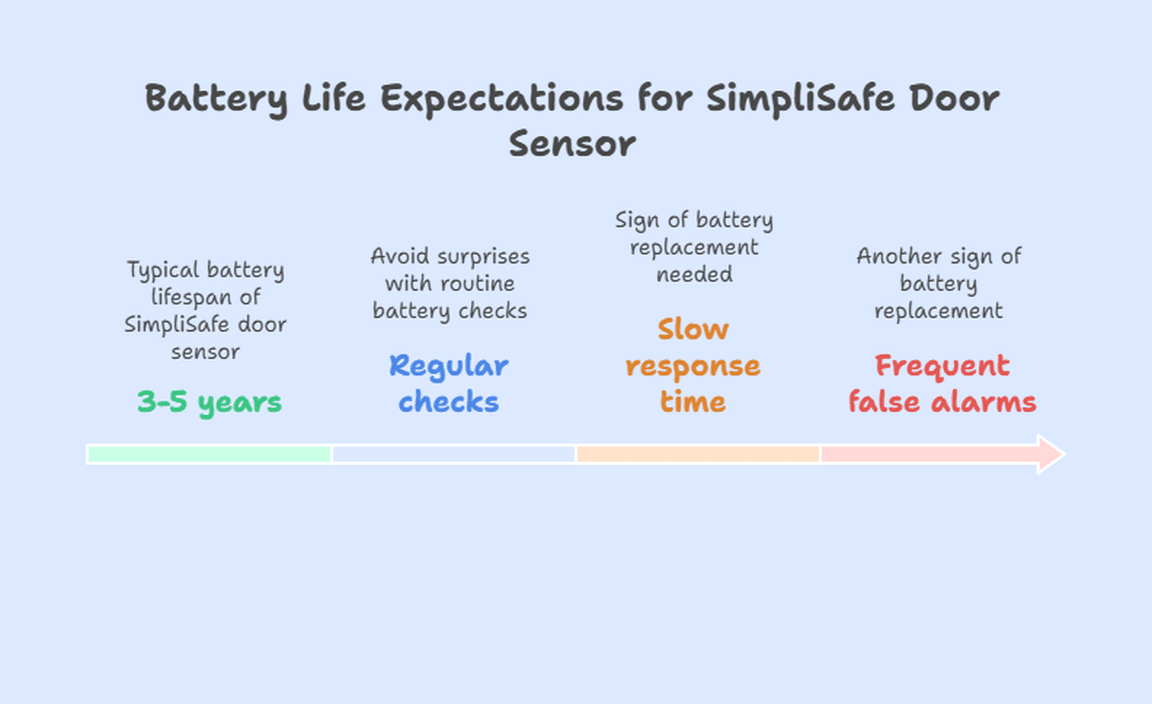 Battery Life Expectations for SimpliSafe Door Sensor
