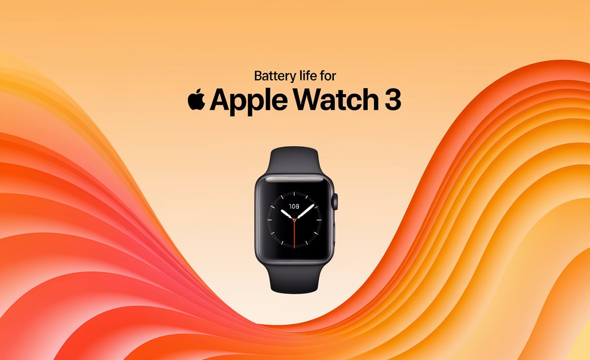 Battery Life For Apple Watch 3