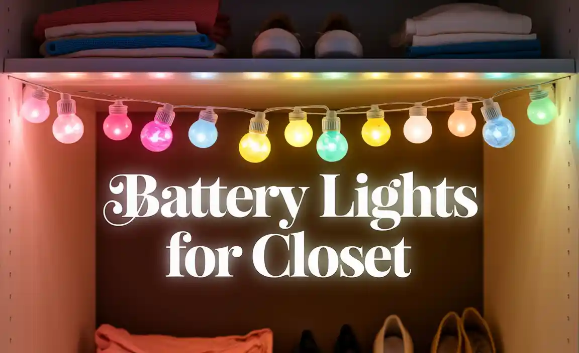 Battery Lights For Closet