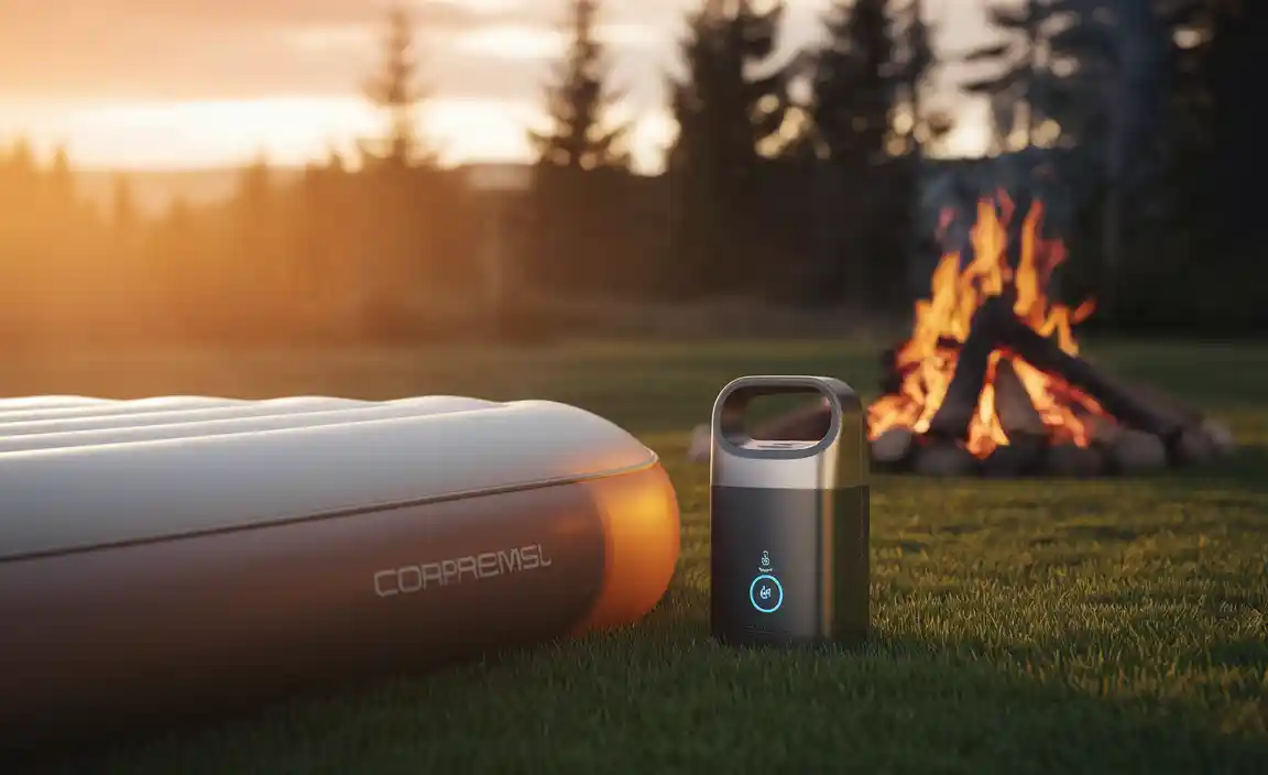 Battery Operated Air Pump For Air Mattress -  Easy Inflation Solutions